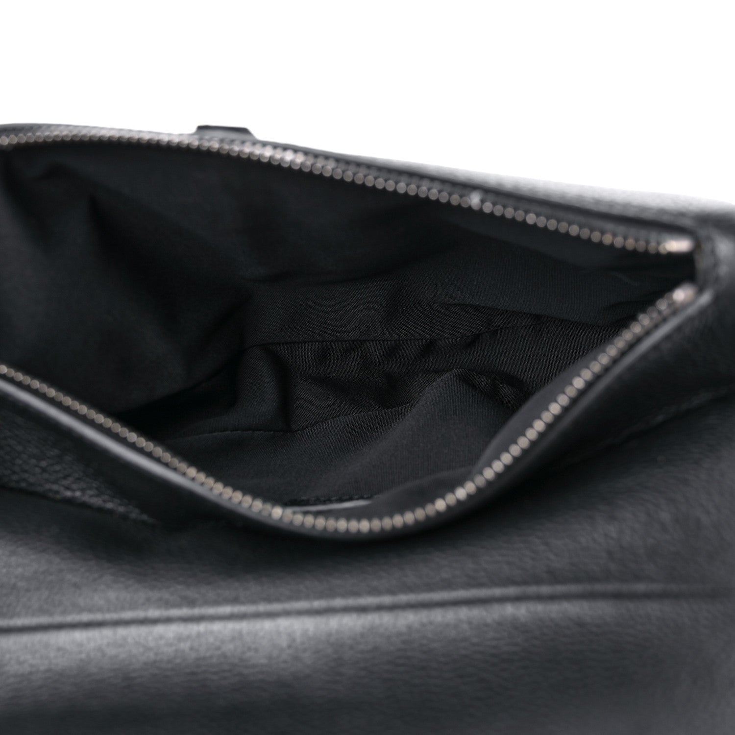 Christian Dior X SHAWN STUSSY Grained Calfskin Saddle Bag Black 5 of 12
