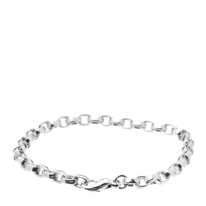 Tiffany Sterling Silver Round Chain Link Bracelet 4 of 8