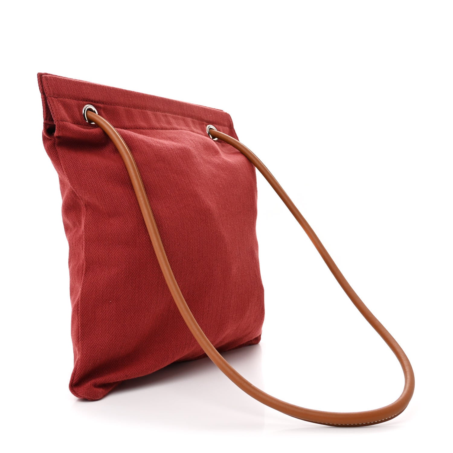 Hermes Canvas Swift Aline Grooming Bag Rouge H Gold 3 of 10