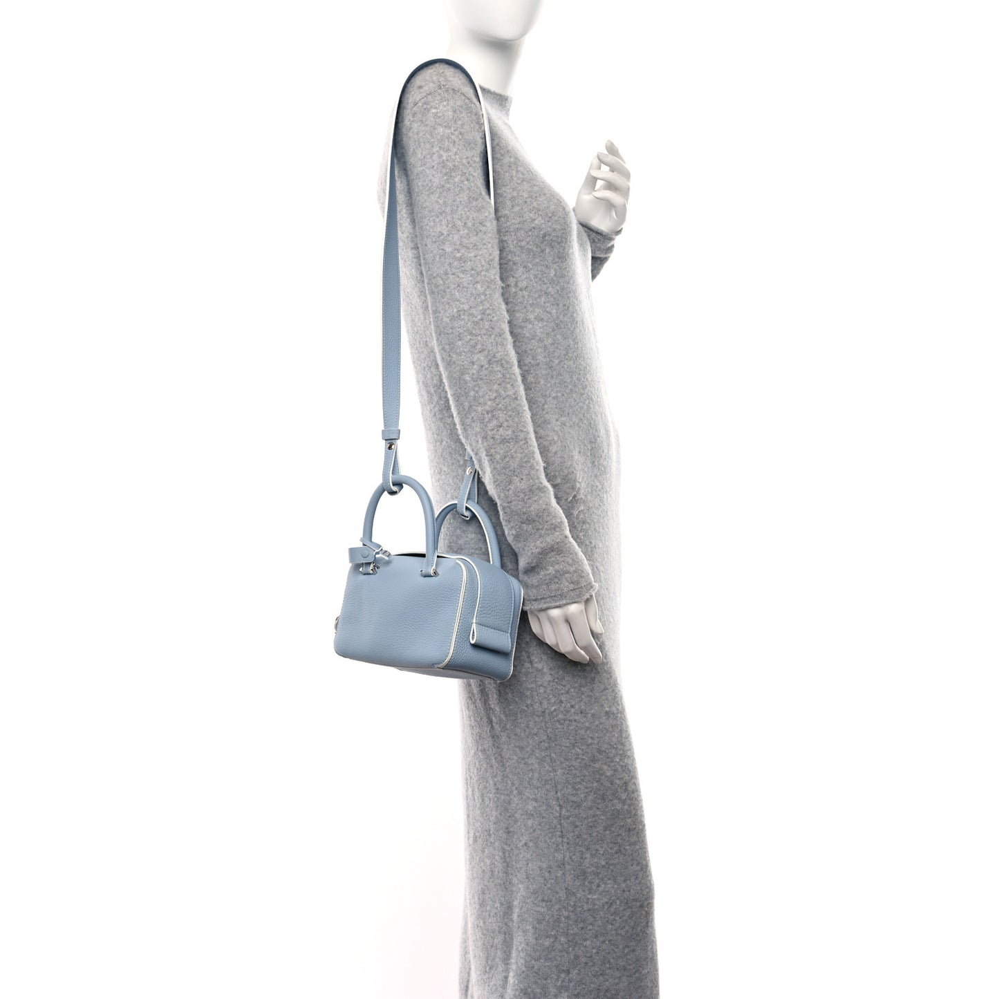 Taurillon Soft Mini Cool Box Satchel Pacific