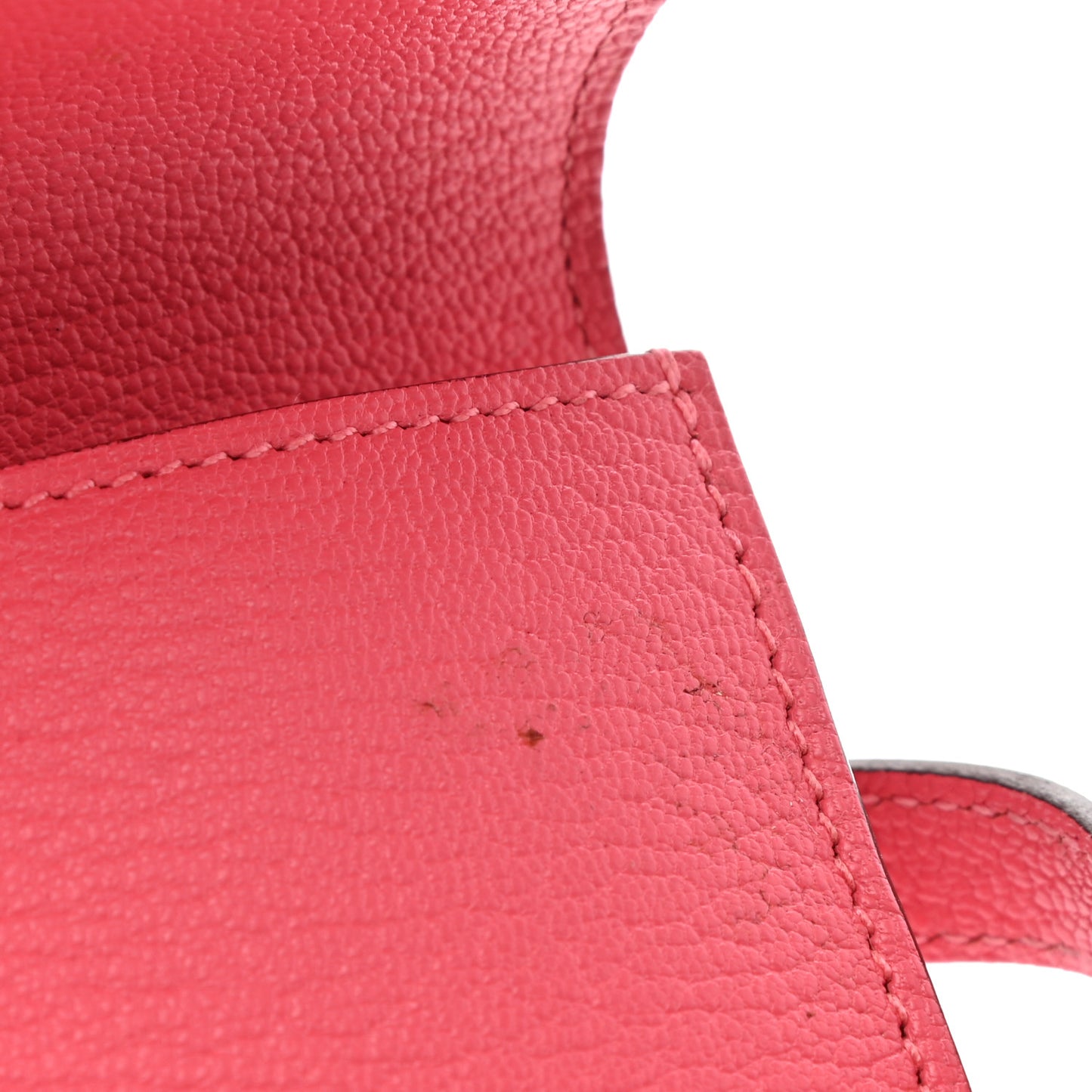 Chevre Mysore Kelly Longue Wallet Rose Lipstick