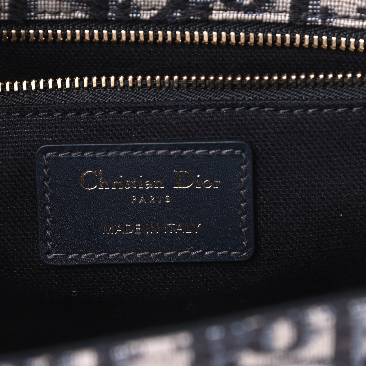 Christian Dior Oblique 30 Montaigne Flap Bag Blue 6 of 10