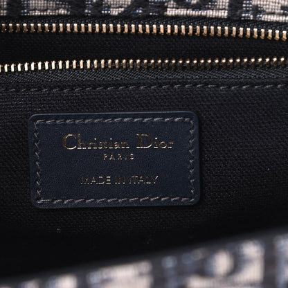 Christian Dior Oblique 30 Montaigne Flap Bag Blue 6 of 10