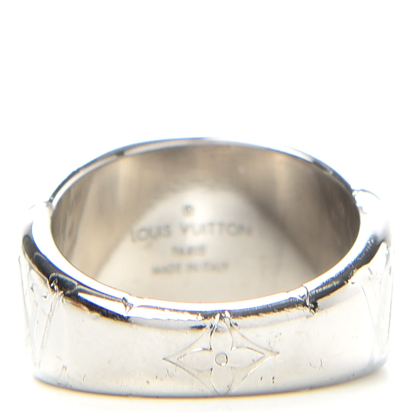 Monogram Signet Ring M Silver