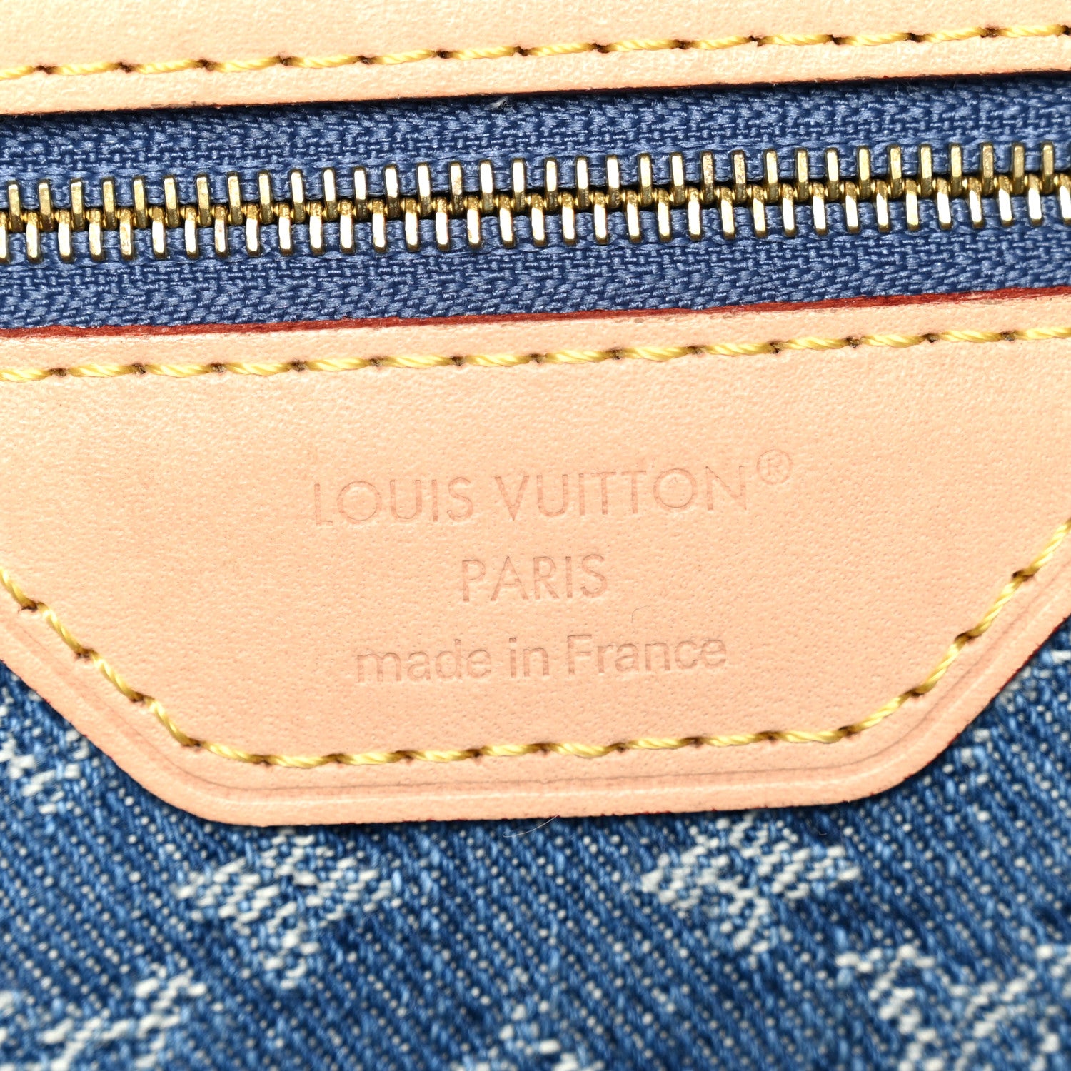 Louis Vuitton Monogram Denim Neo Neverfull MM Blue 7 of 13