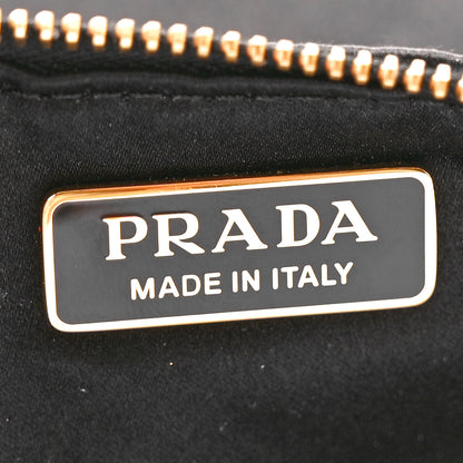 Prada Tessuto Nylon Saffiano Wristlet Black 7 of 8