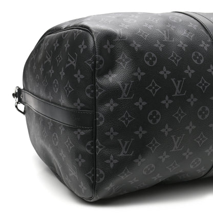 Louis Vuitton Monogram Eclipse Keepall Bandouliere 55 5 of 9