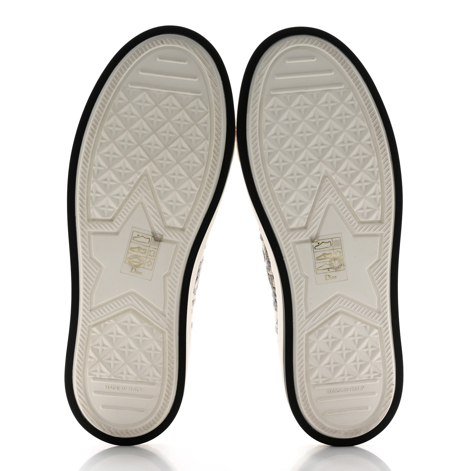 Christian Dior Canvas Oblique Canvas Oblique Walk'N'Dior Platform Sneakers 37 Grey Stone 6 of 9