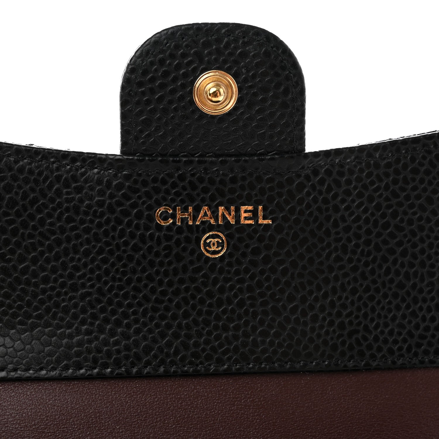 Chanel Caviar Quilted Compact Flap Wallet Black 7 of 12