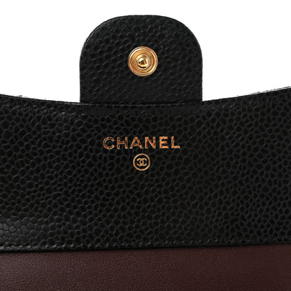 Chanel Caviar Quilted Compact Flap Wallet Black 7 of 12