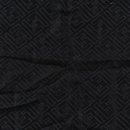 Fendi Silk Wool FF Shawl Black 2 of 3