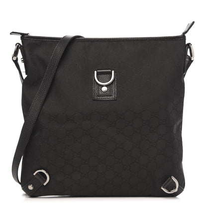 Gucci Monogram Abbey Messenger Bag Black 1 of 11