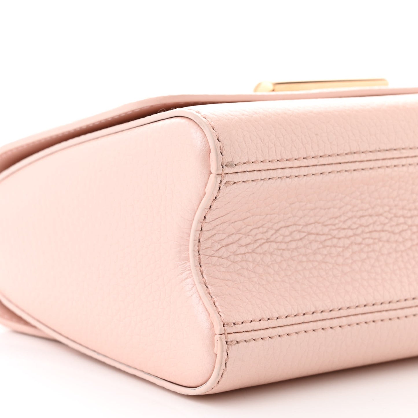 Iridescent Grained Calfskin Summer Splash Twist PM Pink