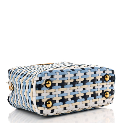 Louis Vuitton Taurillon Calfskin Guinguette Capucines BB Blue Indigo 4 of 10
