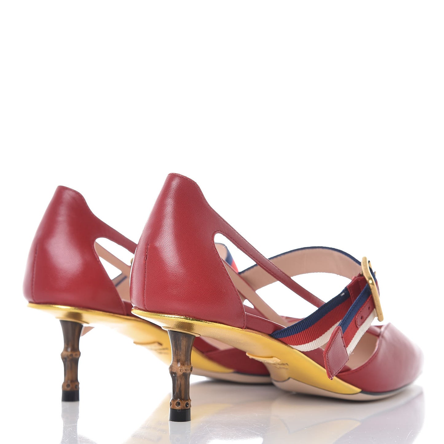 Nappa Pumps 37.5 Hibiscus Red