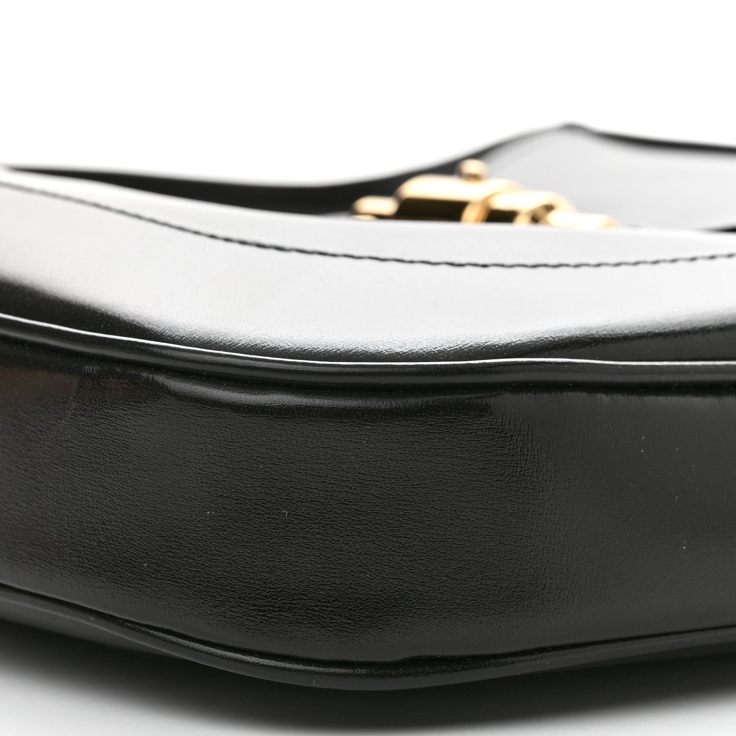 Boarded Dyana Lux Calfskin Small Jackie 1961 Hobo Black