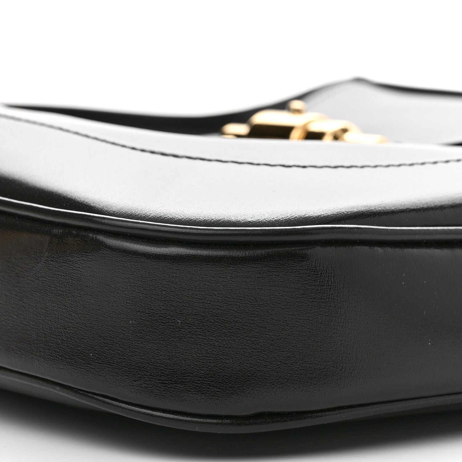Gucci Boarded Dyana Lux Calfskin Small Jackie 1961 Hobo Black 9 of 10