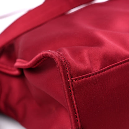 Balenciaga Satin Classic Gold Hardware City Red 10 of 13