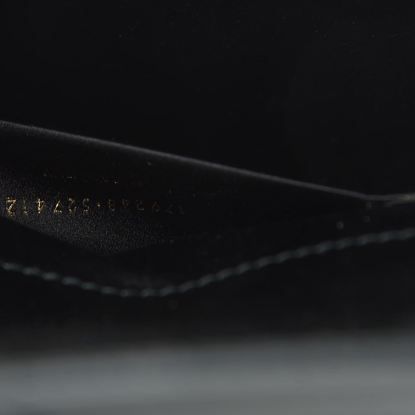 Textured Patent Monogram Small Belle De Jour Clutch Black