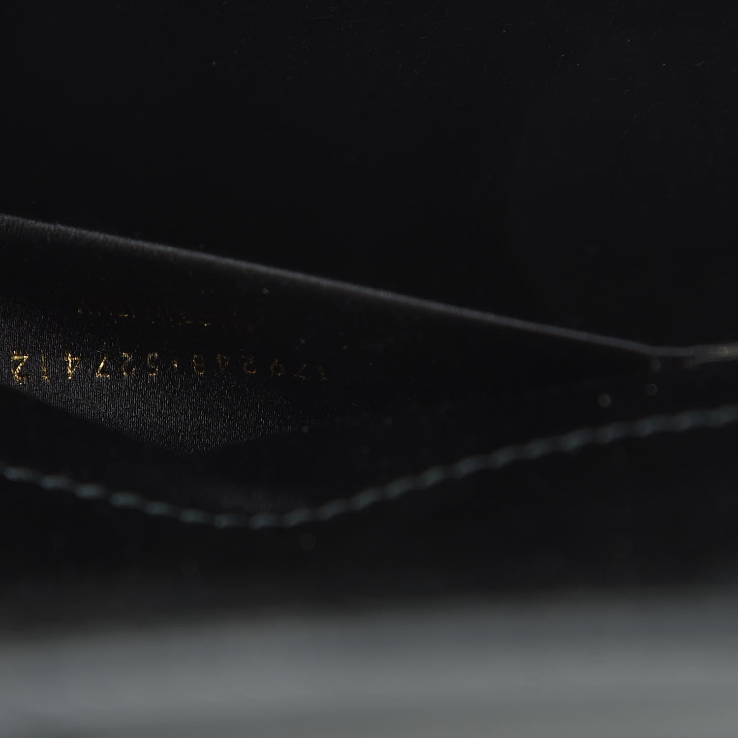 Saint Laurent Textured Patent Monogram Small Belle De Jour Clutch Black 7 of 8