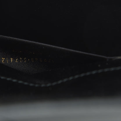 Saint Laurent Textured Patent Monogram Small Belle De Jour Clutch Black 7 of 8