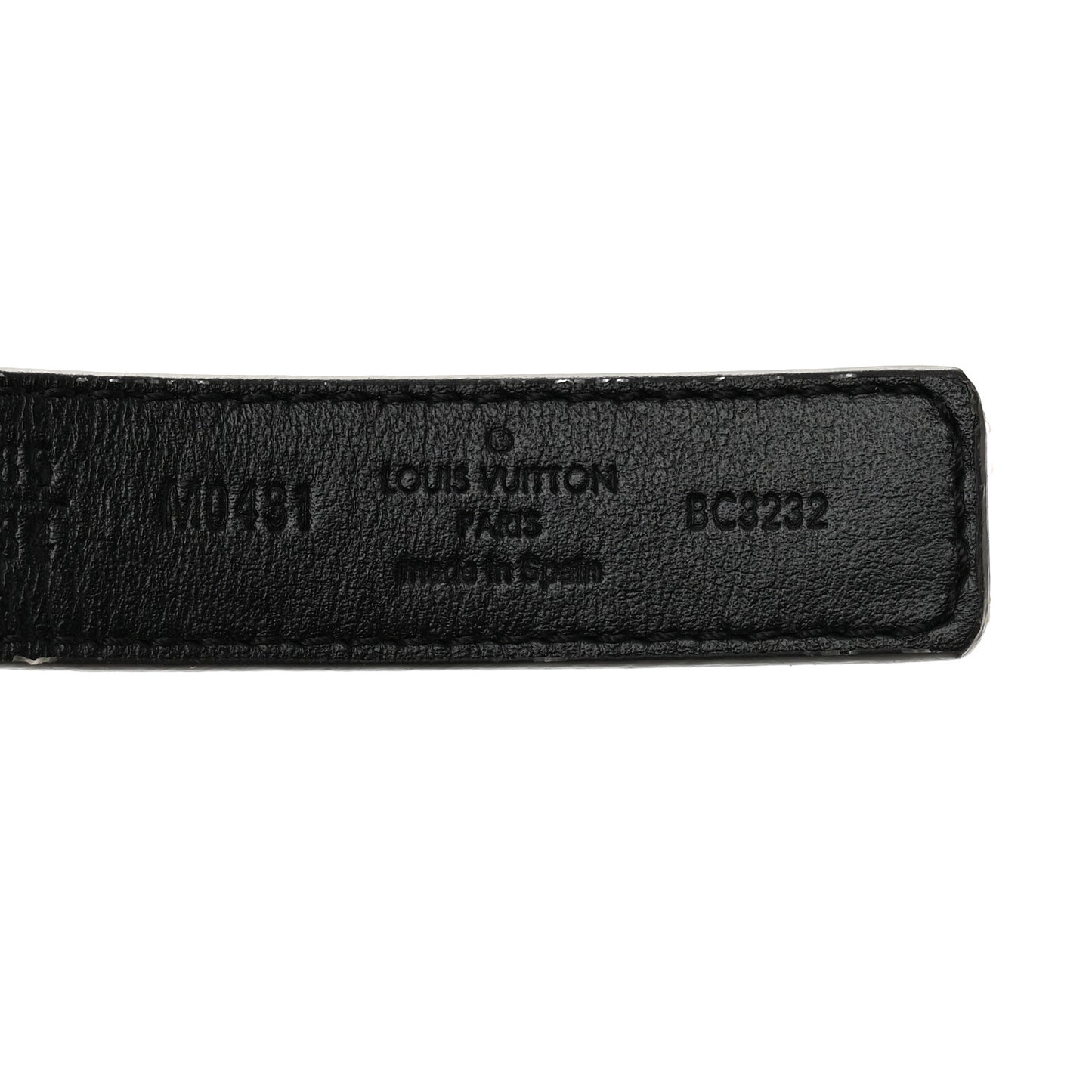 Calfskin Monogram 20mm LV Iconic Reversible Belt 85 34 Black