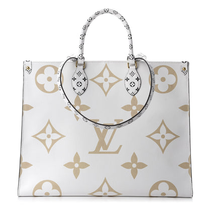 Louis Vuitton Monogram Giant Onthego GM Kaki Beige 1 of 11