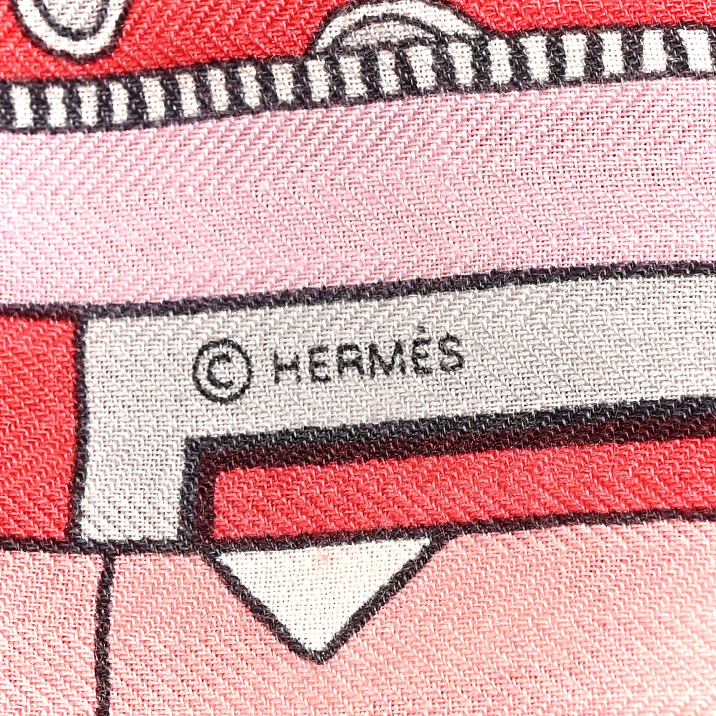 Cashmere Silk La Danse Des Amazones Shawl 140 Vieux Rose Gris White