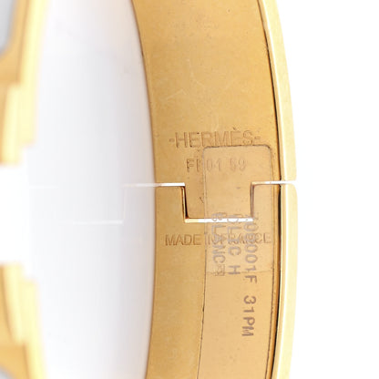 Hermes Enamel Narrow Clic Clac H Bracelet PM White 4 of 4