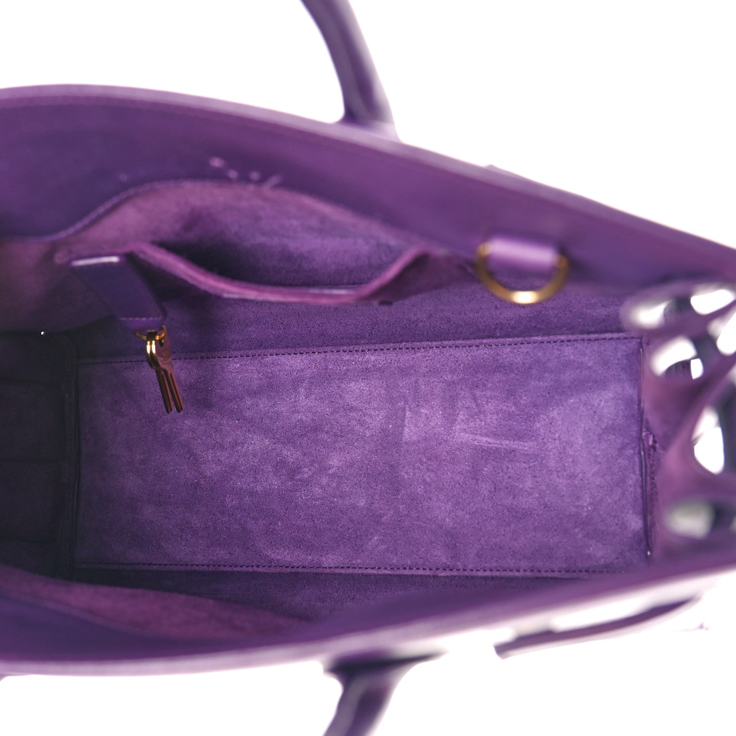 Saint Laurent Calfskin Small Sac De Jour Purple 5 of 21