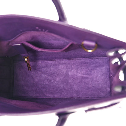 Saint Laurent Calfskin Small Sac De Jour Purple 5 of 21
