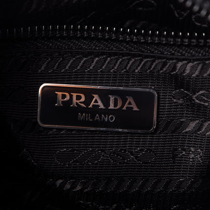 Prada Nylon Vela Cosmetic Pouch Black 6 of 9