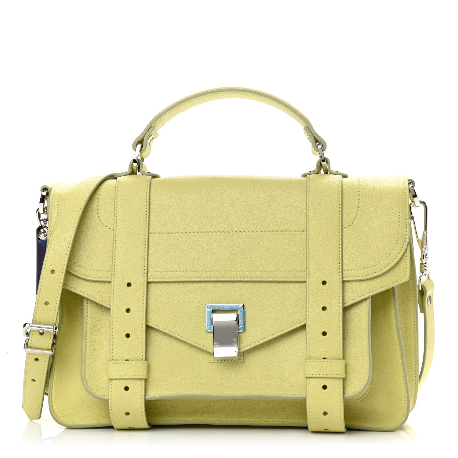 Proenza Schouler Lambskin Medium PS1 Satchel Pale Green 1 of 10