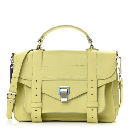 Proenza Schouler Lambskin Medium PS1 Satchel Pale Green 1 of 10