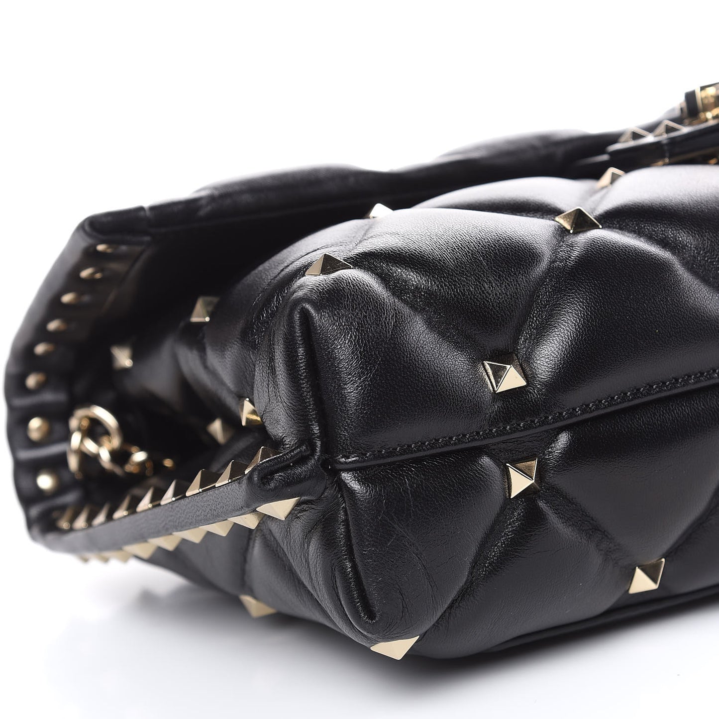 Nappa Candystud Crossbody Black