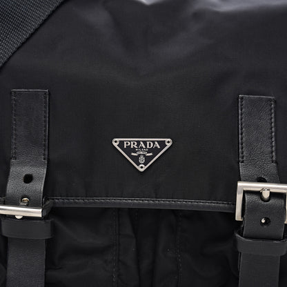 Prada Nylon Vela Messenger Bag Black 6 of 8