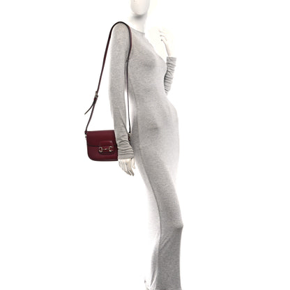 Gucci Arabella Calfskin Horsebit 1955 Shoulder Bag Rosso Ancora 2 of 11