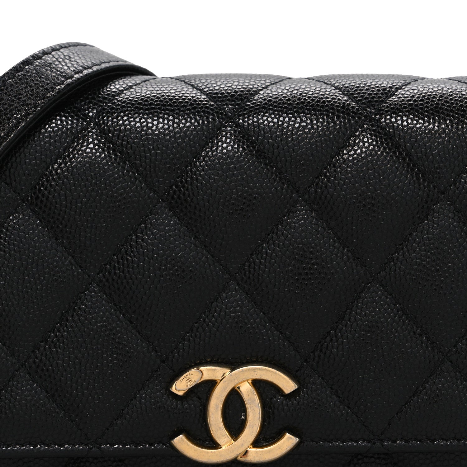 Chanel Caviar Quilted Mini Bracelet On Chain Wallet On Chain WOC Black 9 of 11