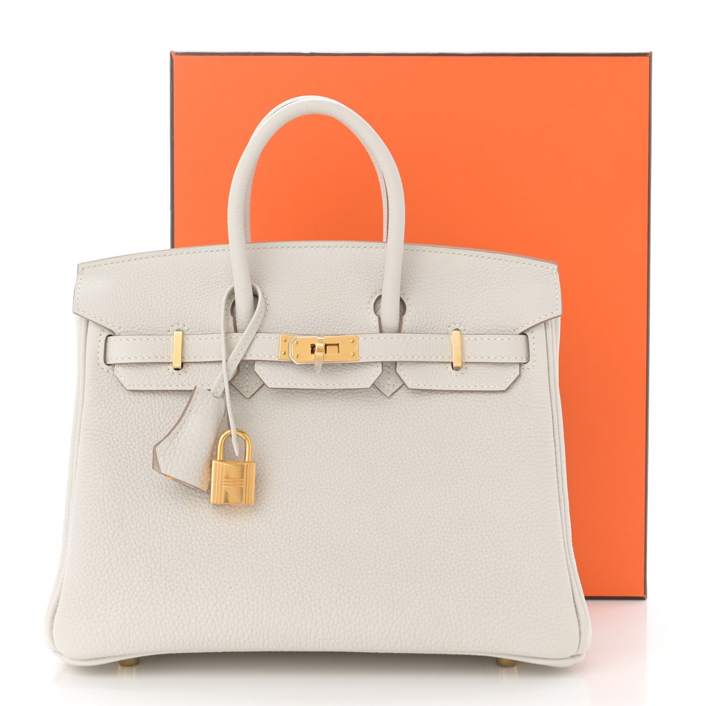 Togo Birkin 25 Gris Pale