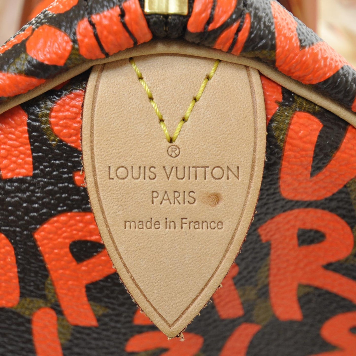 Monogram Graffiti Speedy 30 Orange