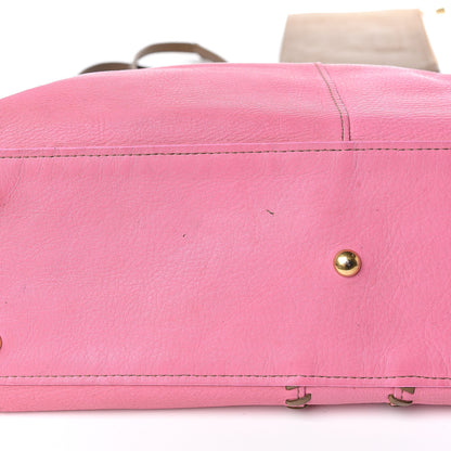 Saint Laurent Calfskin Medium Neo Double Reversible Tote Dark Beige Pink 37 of 51