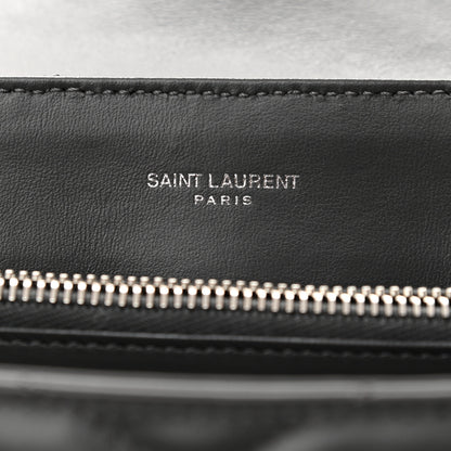 Saint Laurent Calfskin Y Quilted Monogram Medium Loulou Chain Satchel Earth 6 of 13