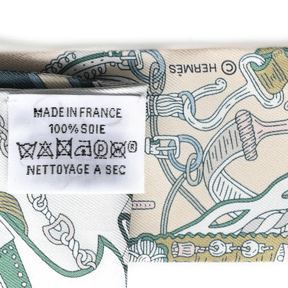 Hermes Silk Cliquetis Twilly Ciel White Menthol 3 of 4