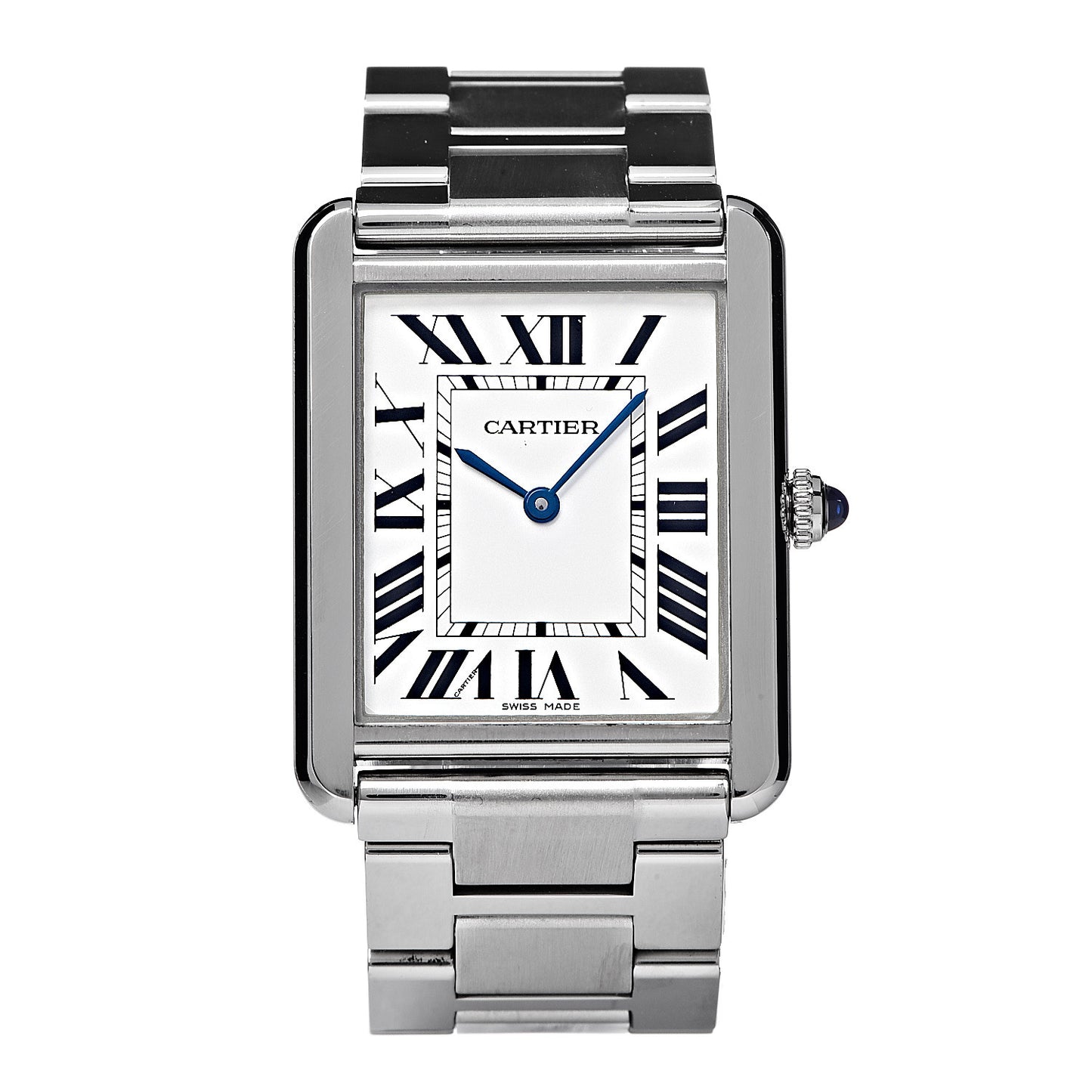 Stainless Steel 27mm Tank Solo Quartz Watch