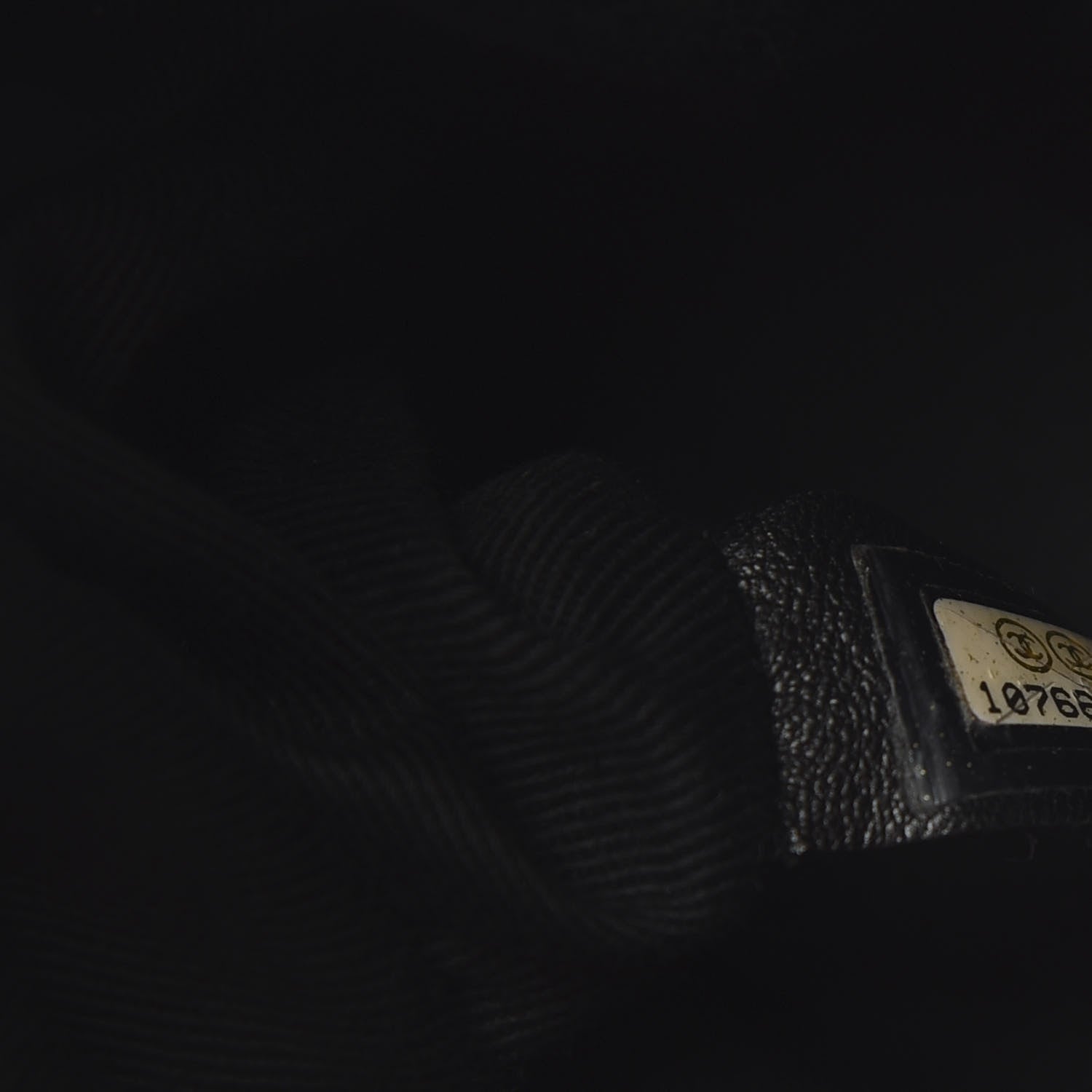 Chanel Calfskin Diamond Stitch Tote Black 9 of 10