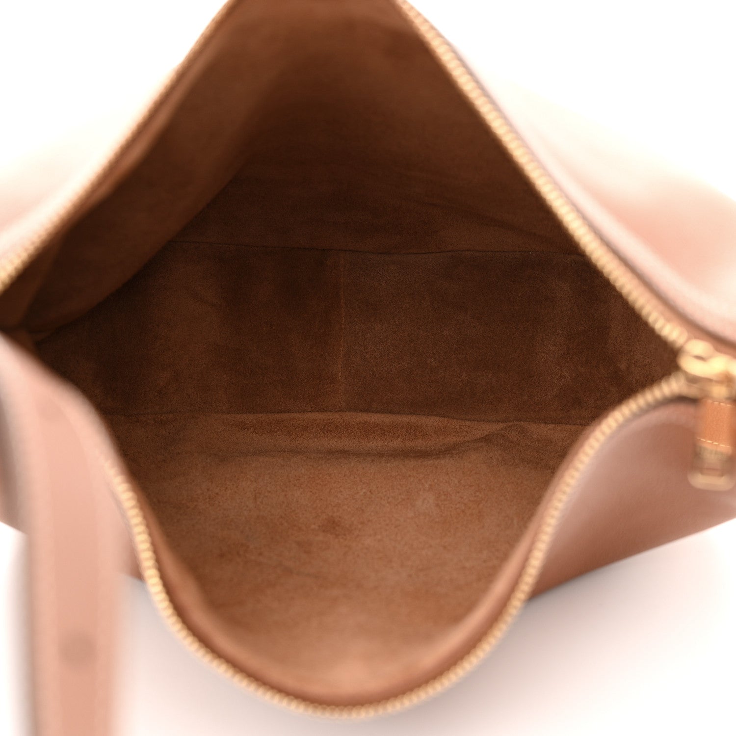 Celine Supple Calfskin Medium Triomphe Heloise Shoulder Bag Tan 4 of 9