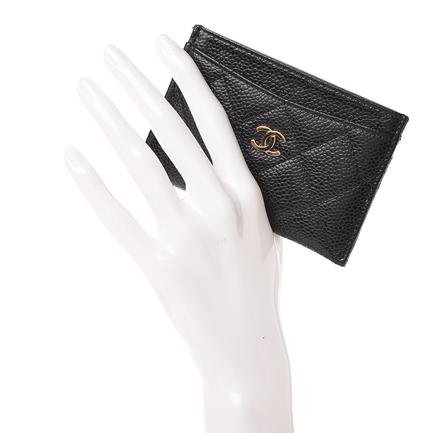 Chanel Caviar Quilted Card Holder Black 2 of 12