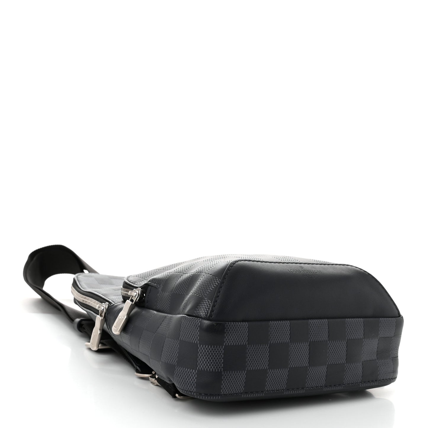 Damier Infini Avenue Sling Bag Astral Silver