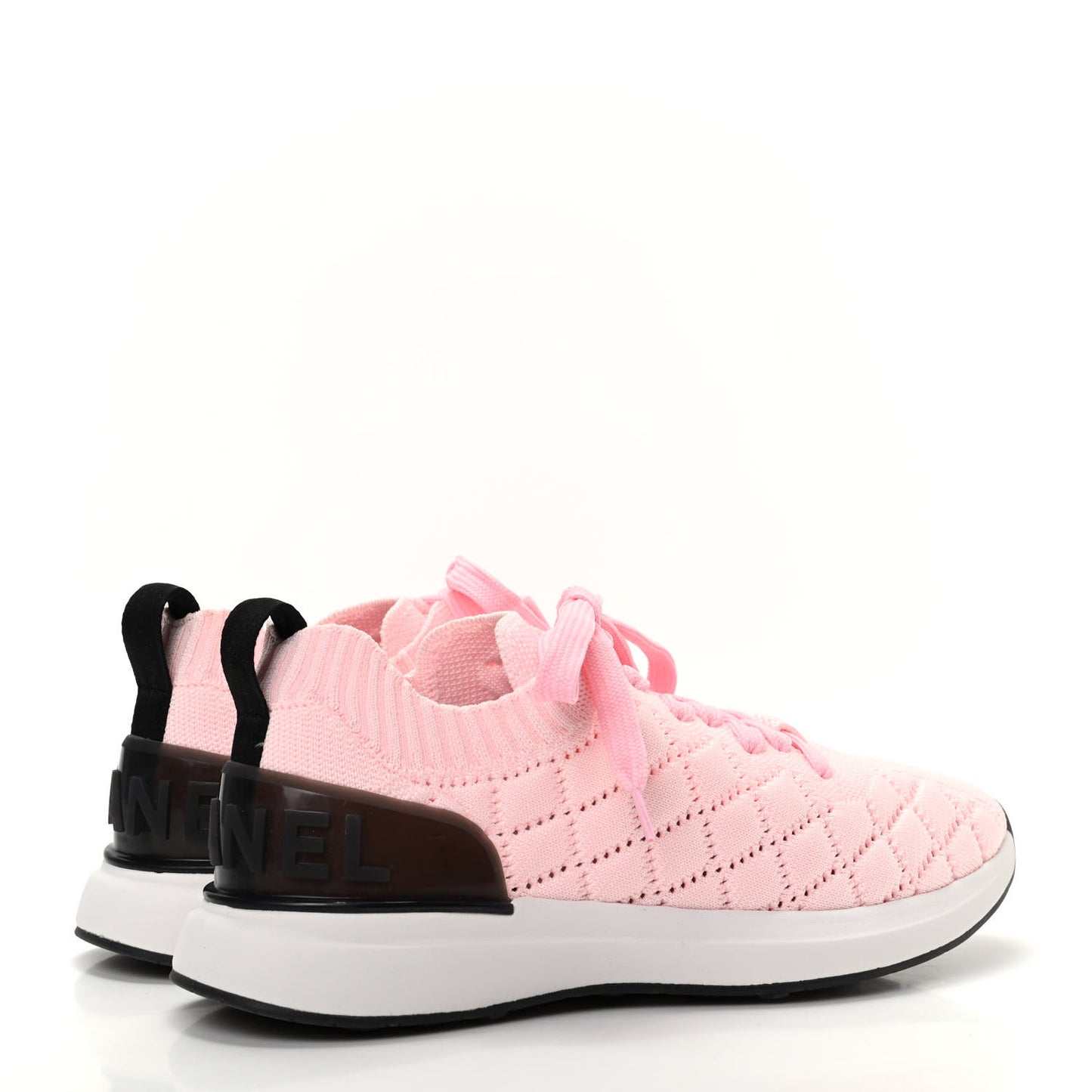 Mixed Fibers Quilted Womens CC Sneakers 38 Pink