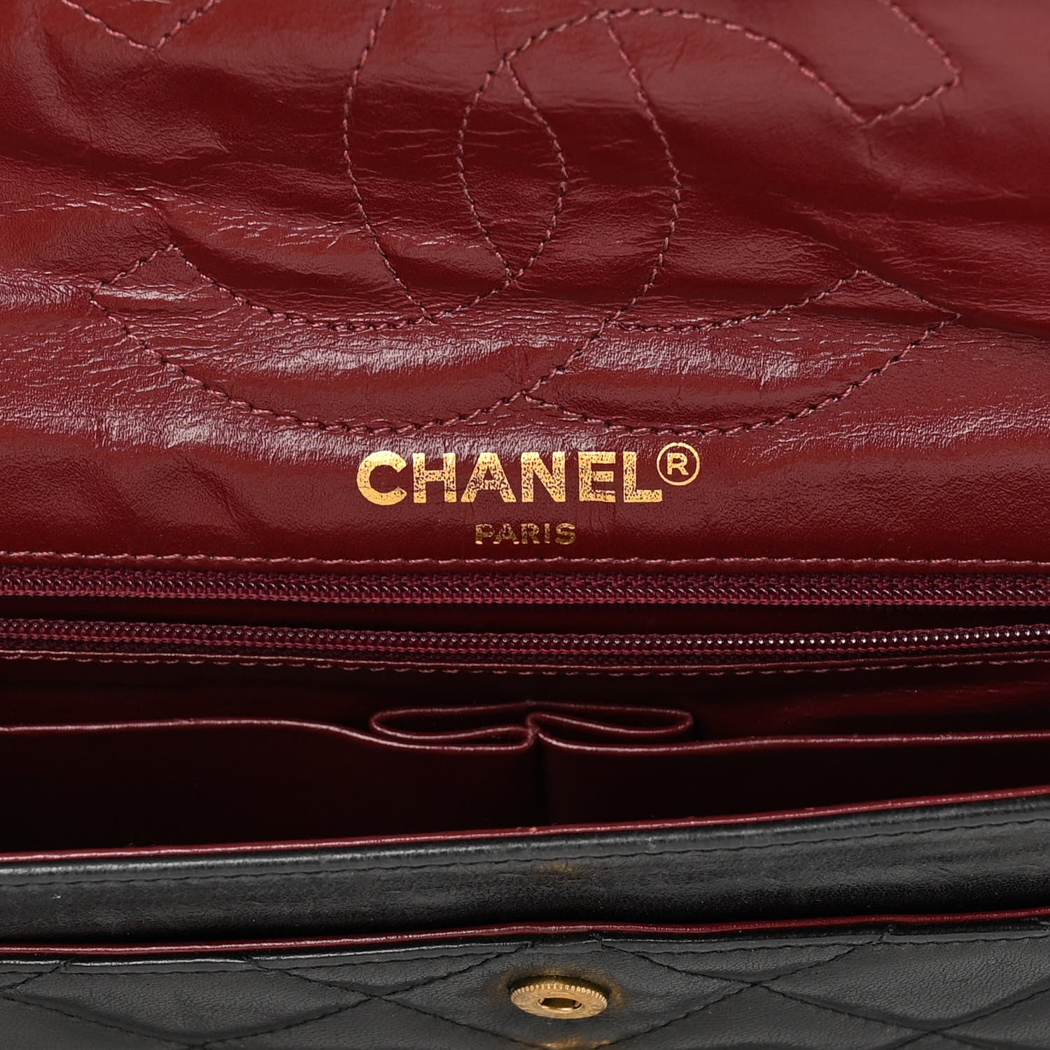 Chanel Lambskin Quilted Medium Single Flap Black 6 of 20